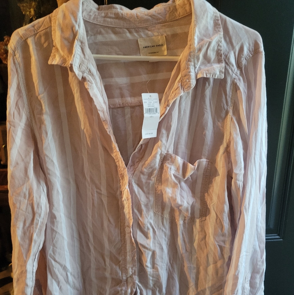 American eagle button up